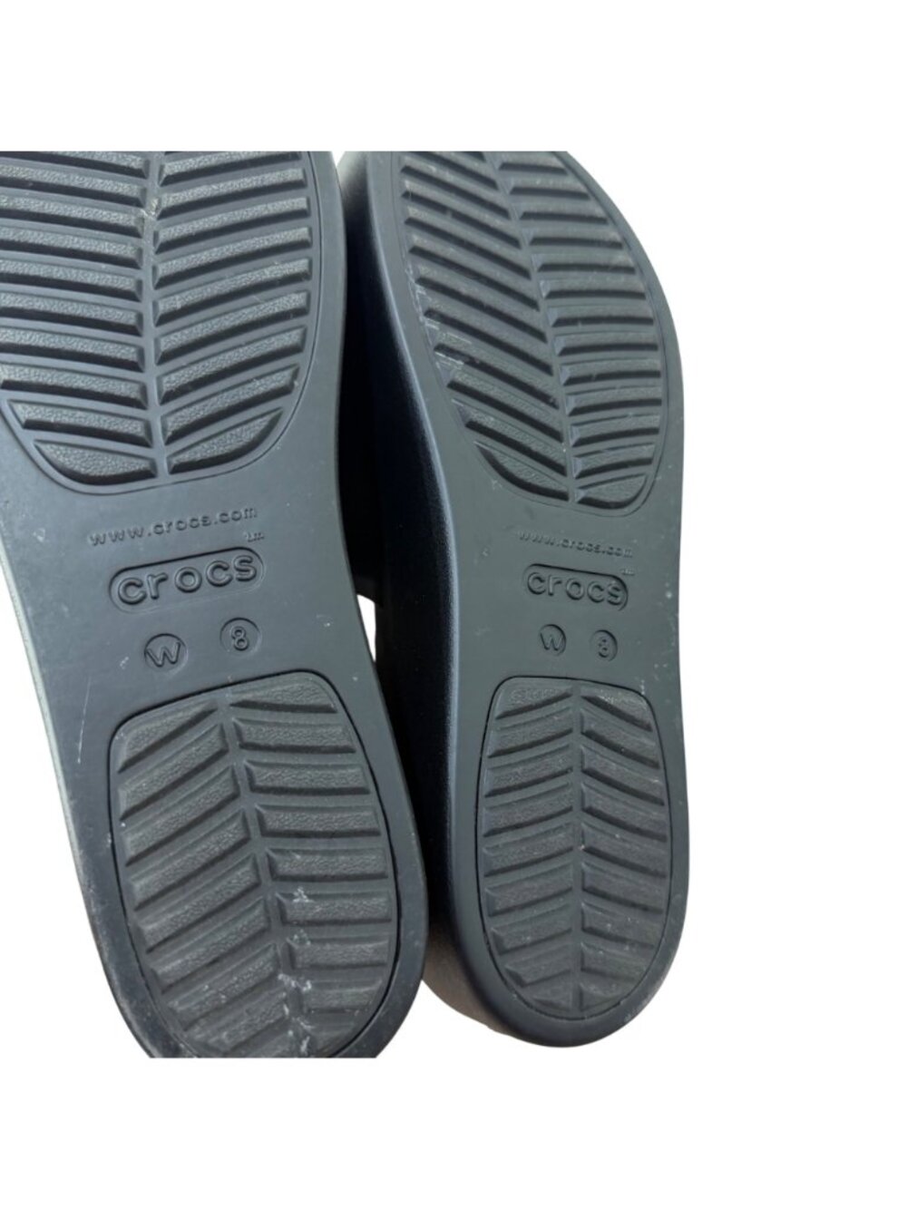 Crocs Womens LiteRide Platform Slides Black W8 Comfort Sandals - Picture 5 of 15